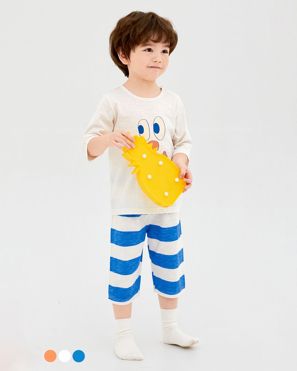 Bộ đồ lửng cotton mịn bé trai và bé gái U2136