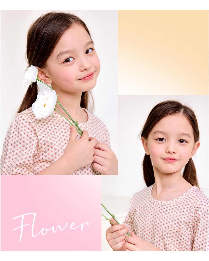 Bộ đồ lửng cotton mịn bé gái U2177