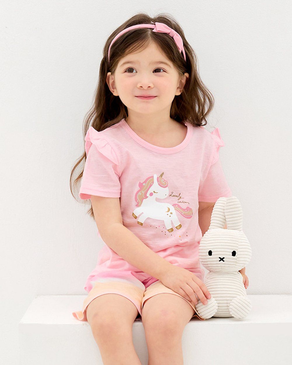 Bộ đồ ngắn cotton mịn bé gái U3199