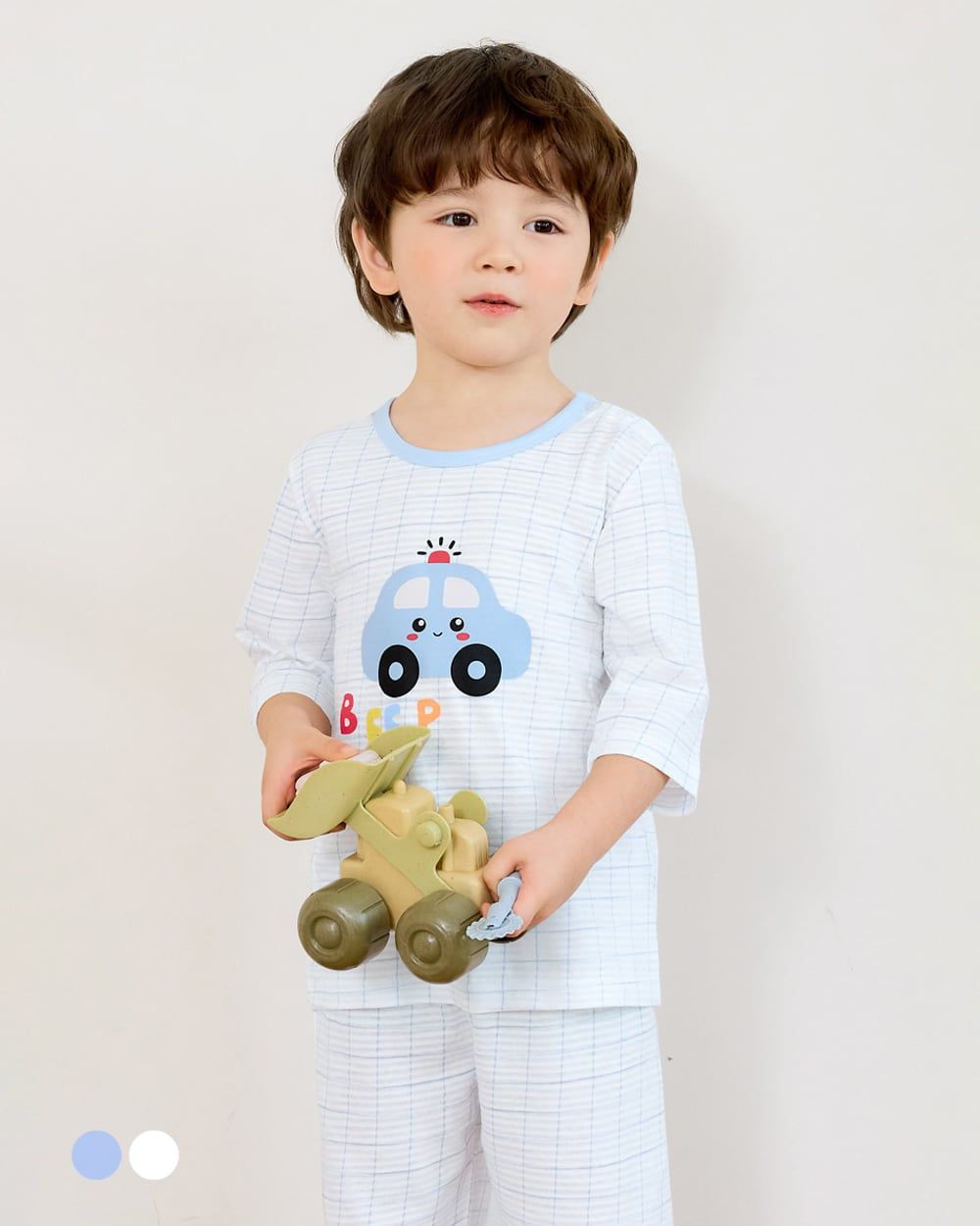 [Lẻ size] Bộ đồ lửng cotton giấy & mịn cho bé trai và bé gái lẻ size U8011