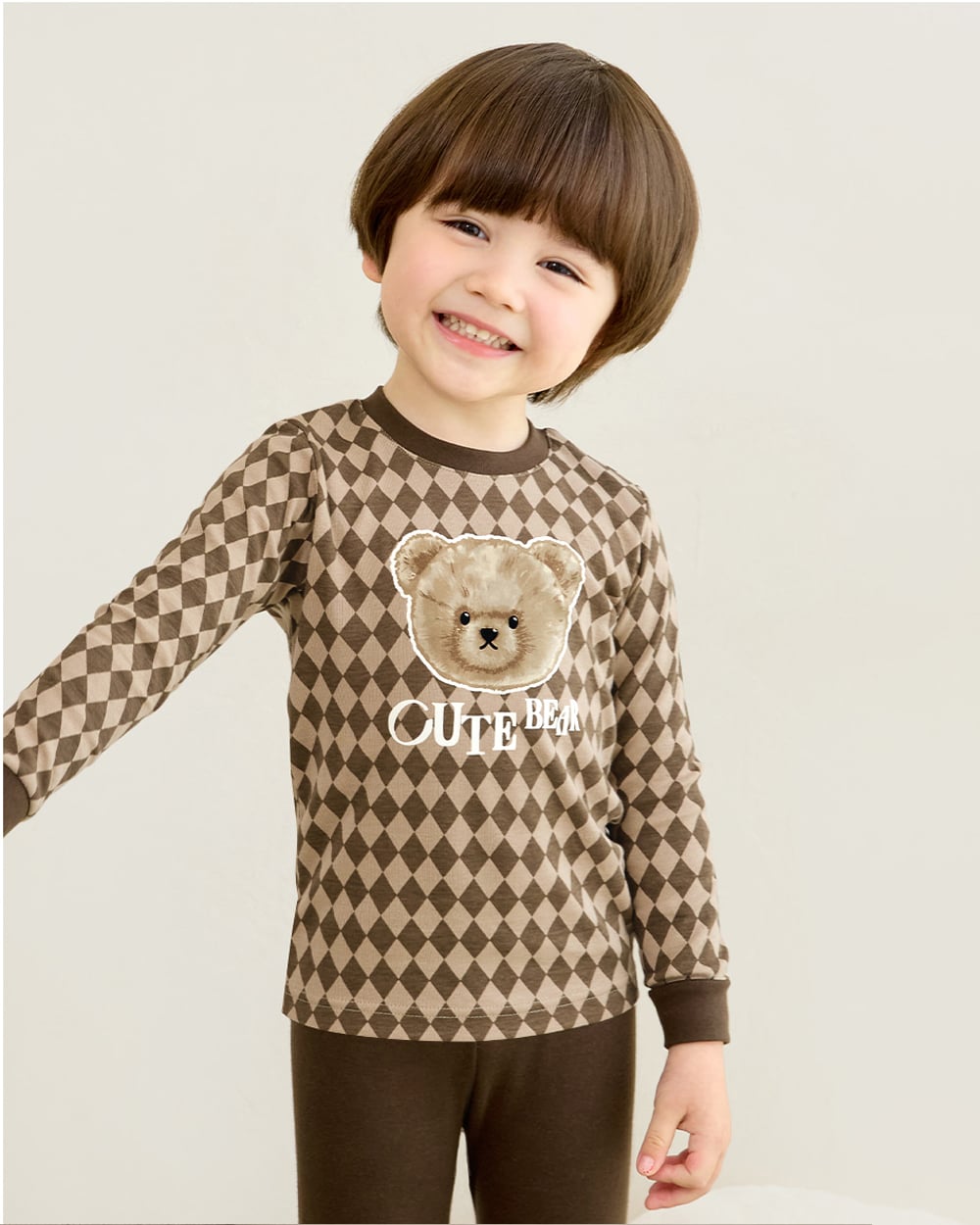 Bộ đồ dài dáng ôm cotton mịn bé trai và bé gái U1199