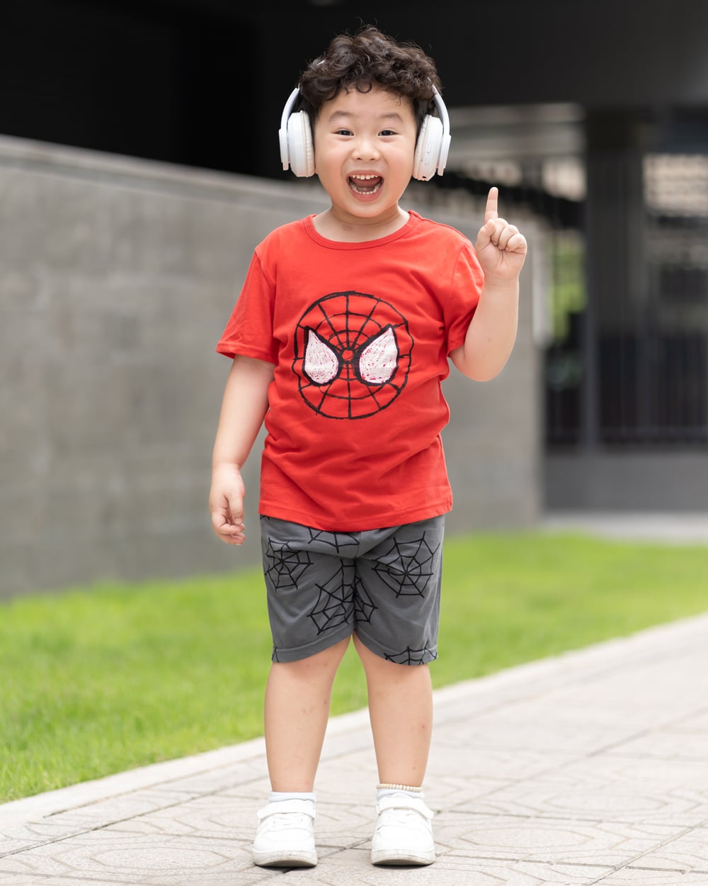 Bộ đồ ngắn cotton mịn bé trai U3022