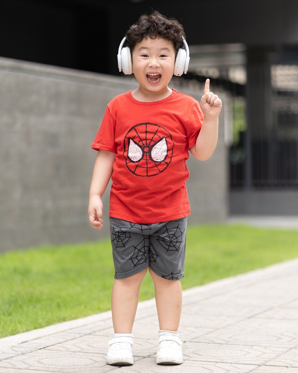 Bộ đồ ngắn cotton mịn bé trai U3022