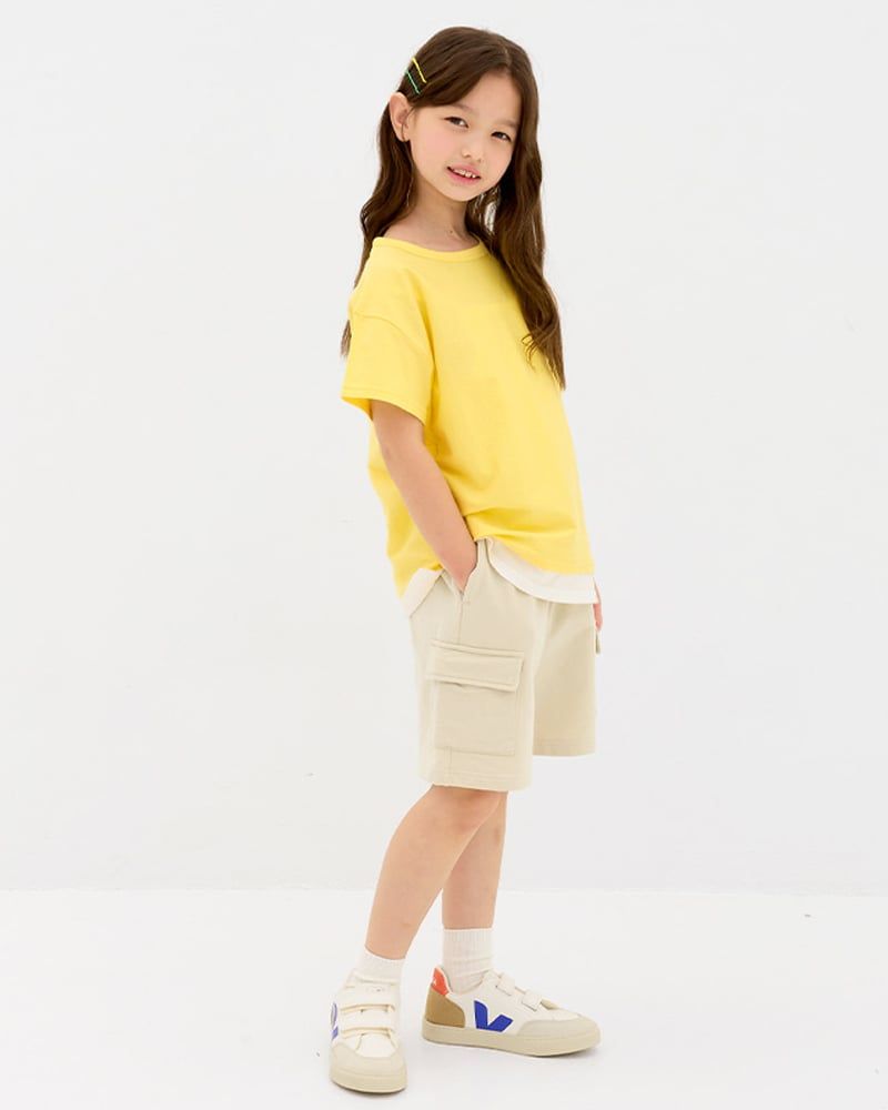 Quần short vải cotton spandex bé trai và bé gái U950B