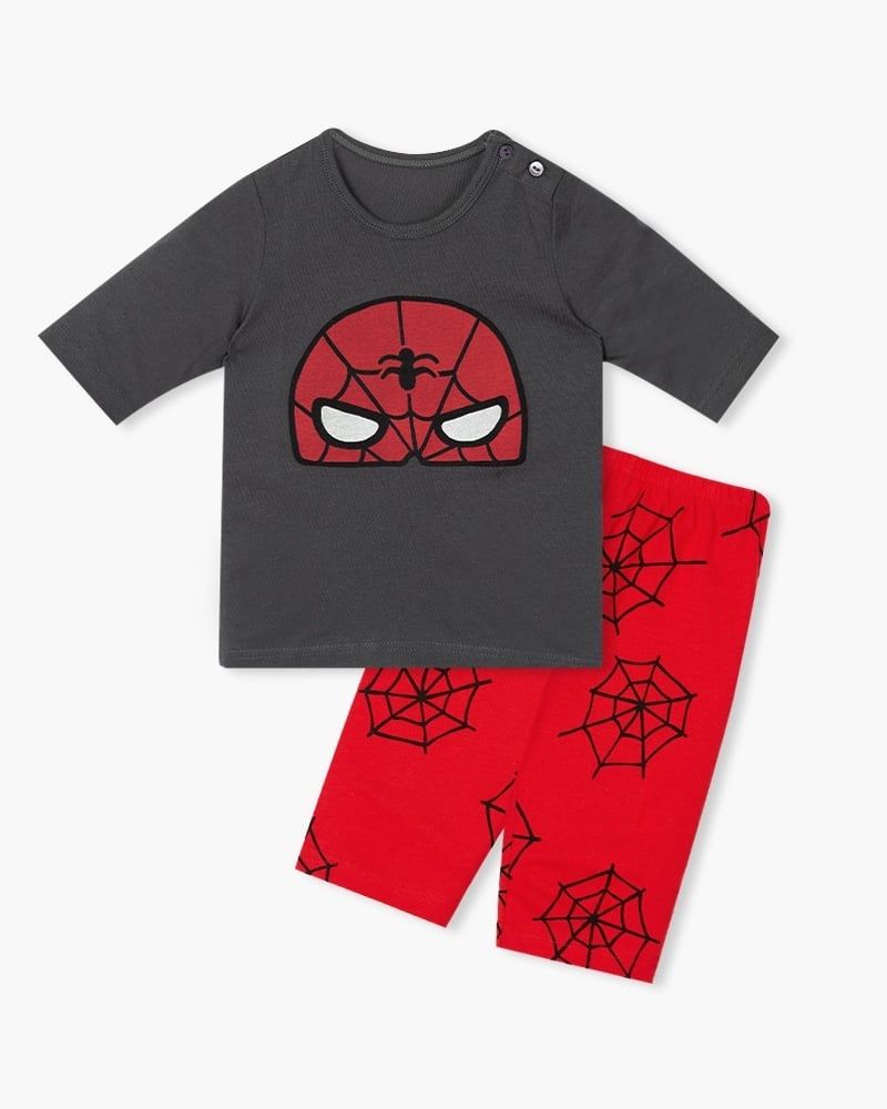 Bộ đồ lửng cotton mịn bé trai U2120