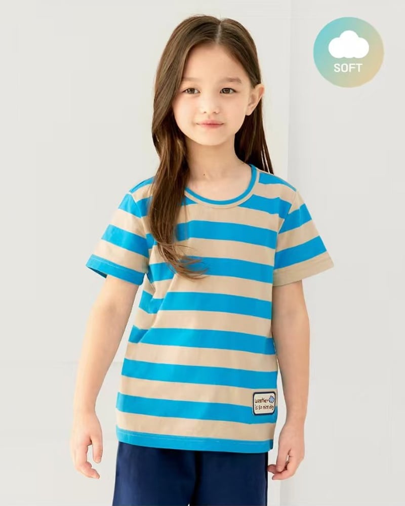 Bộ đồ ngắn cotton mịn bé gái và bé trai U3173