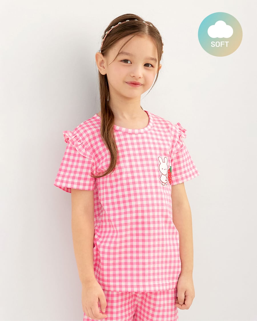 Bộ đồ ngắn cotton mịn bé gái U3149