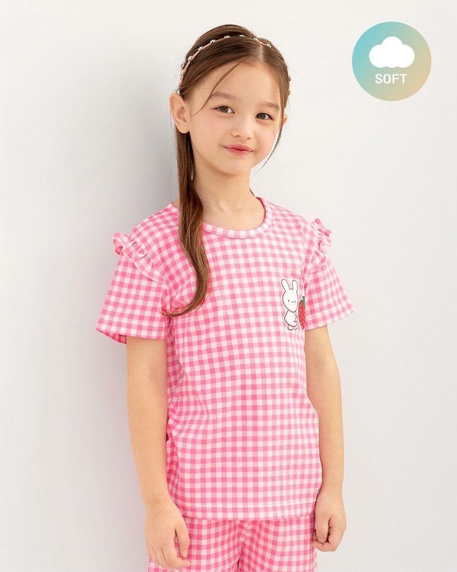 Bộ đồ ngắn cotton mịn bé gái U3149