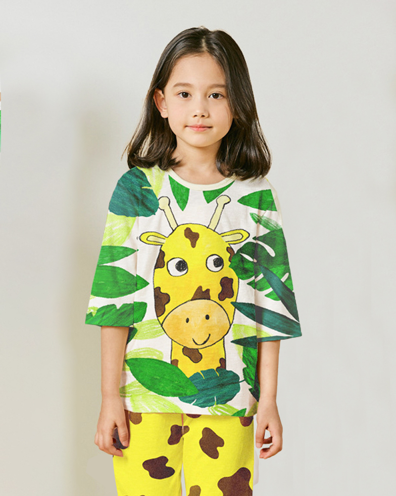 Bộ đồ lửng cotton mịn bé trai và bé gái U2050