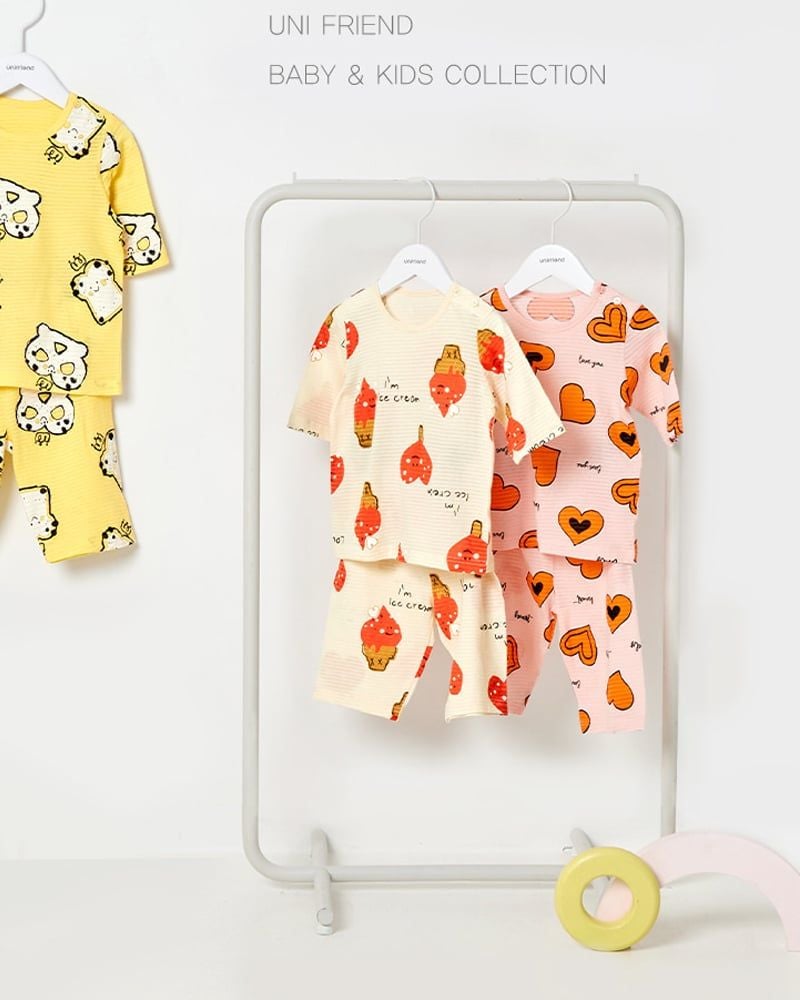 Bộ đồ lửng cotton giấy bé gái U2143