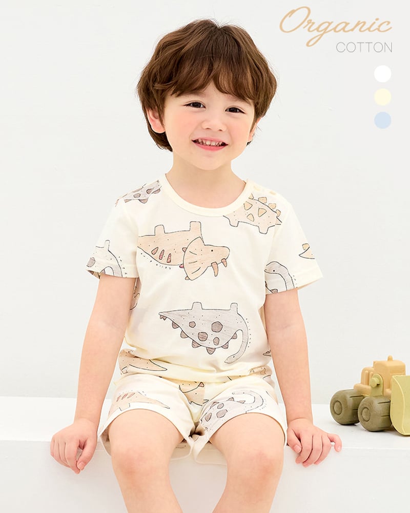 Bộ đồ ngắn cotton mịn bé trai U3194