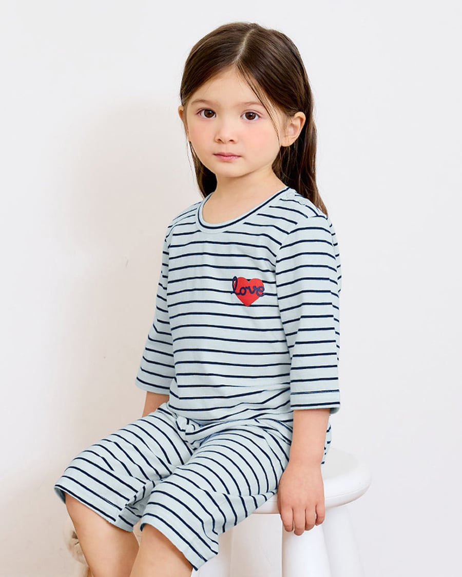 Bộ đồ lửng cotton mịn bé trai và bé gái U2121