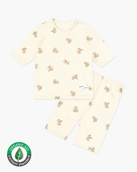 Bộ đồ lửng cotton mịn bé trai và bé gái U2176