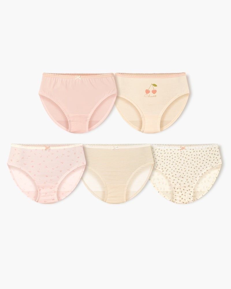 Set 5 quần chip tam giác bé gái U6069