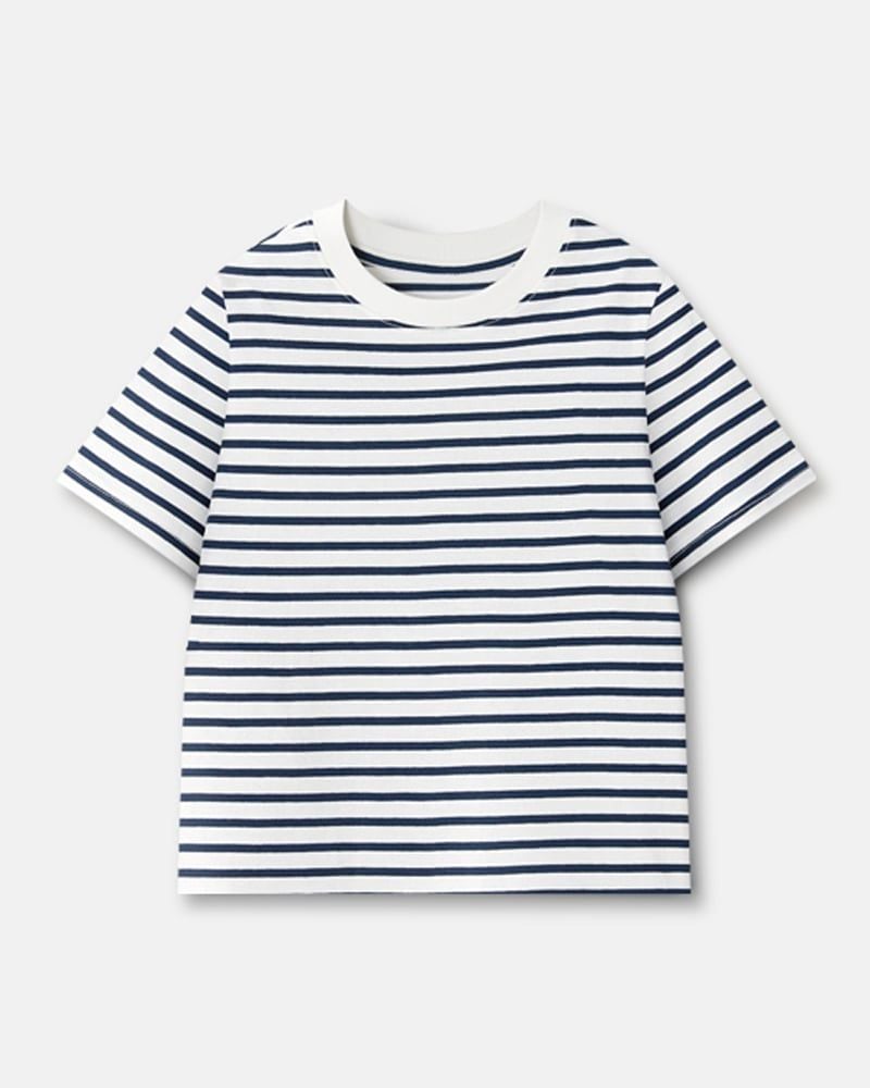 Áo phông ngắn tay cotton mịn bé trai và bé gái U900A