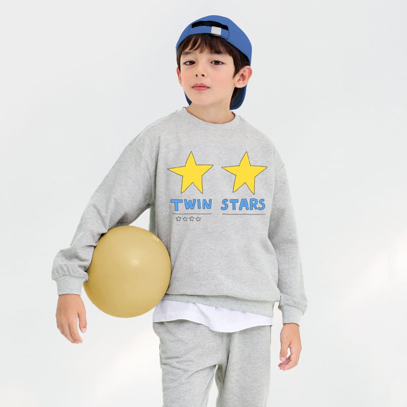 [Lẻ size] Bộ đồ dài tay cotton cho bé trai và bé gái lẻ size U8008