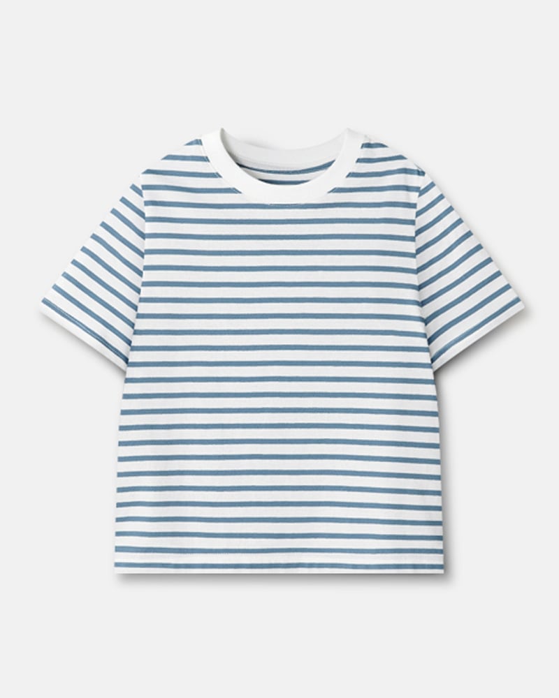 Áo phông ngắn tay cotton mịn bé trai và bé gái U900A