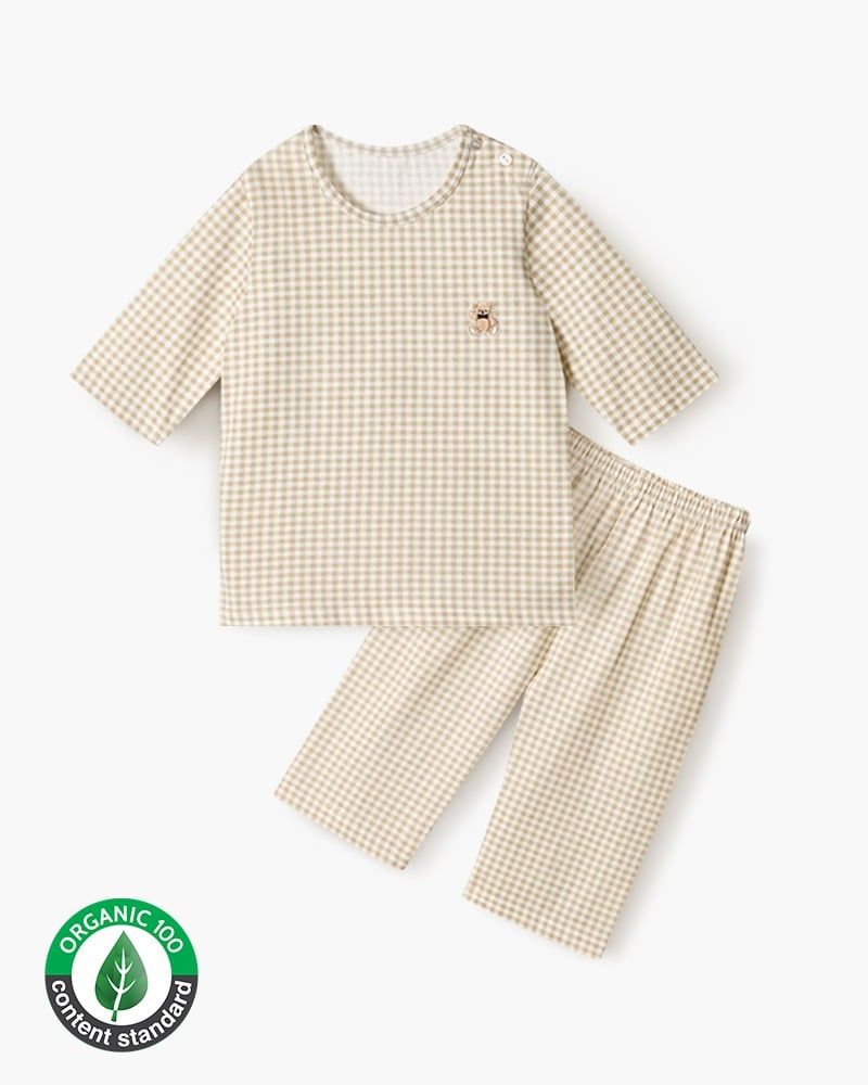 Bộ đồ lửng cotton mịn bé trai và bé gái U2168