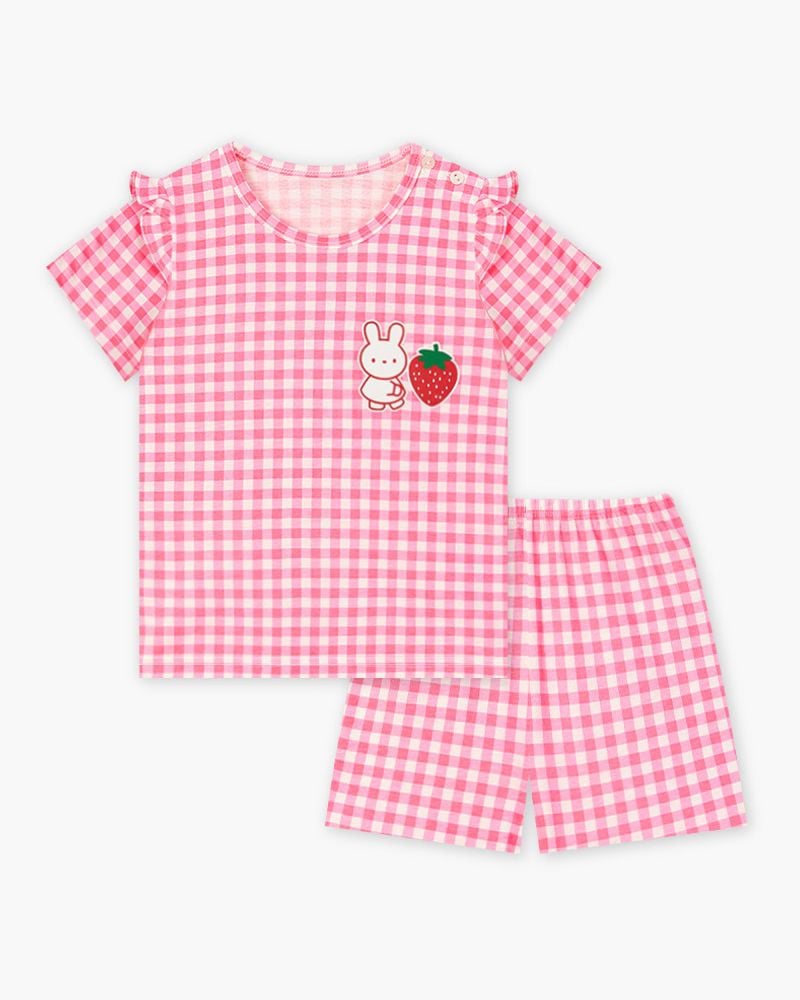 Bộ đồ ngắn cotton mịn bé gái U3149