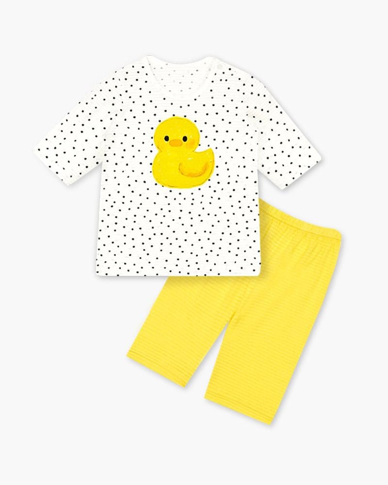 Bộ đồ lửng cotton giấy bé gái U2106