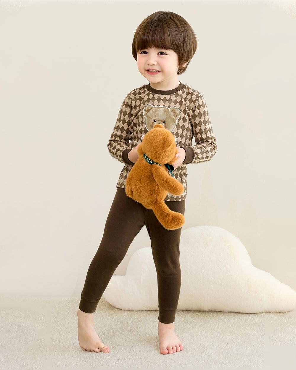 Bộ đồ dài dáng ôm cotton mịn bé trai và bé gái U1199