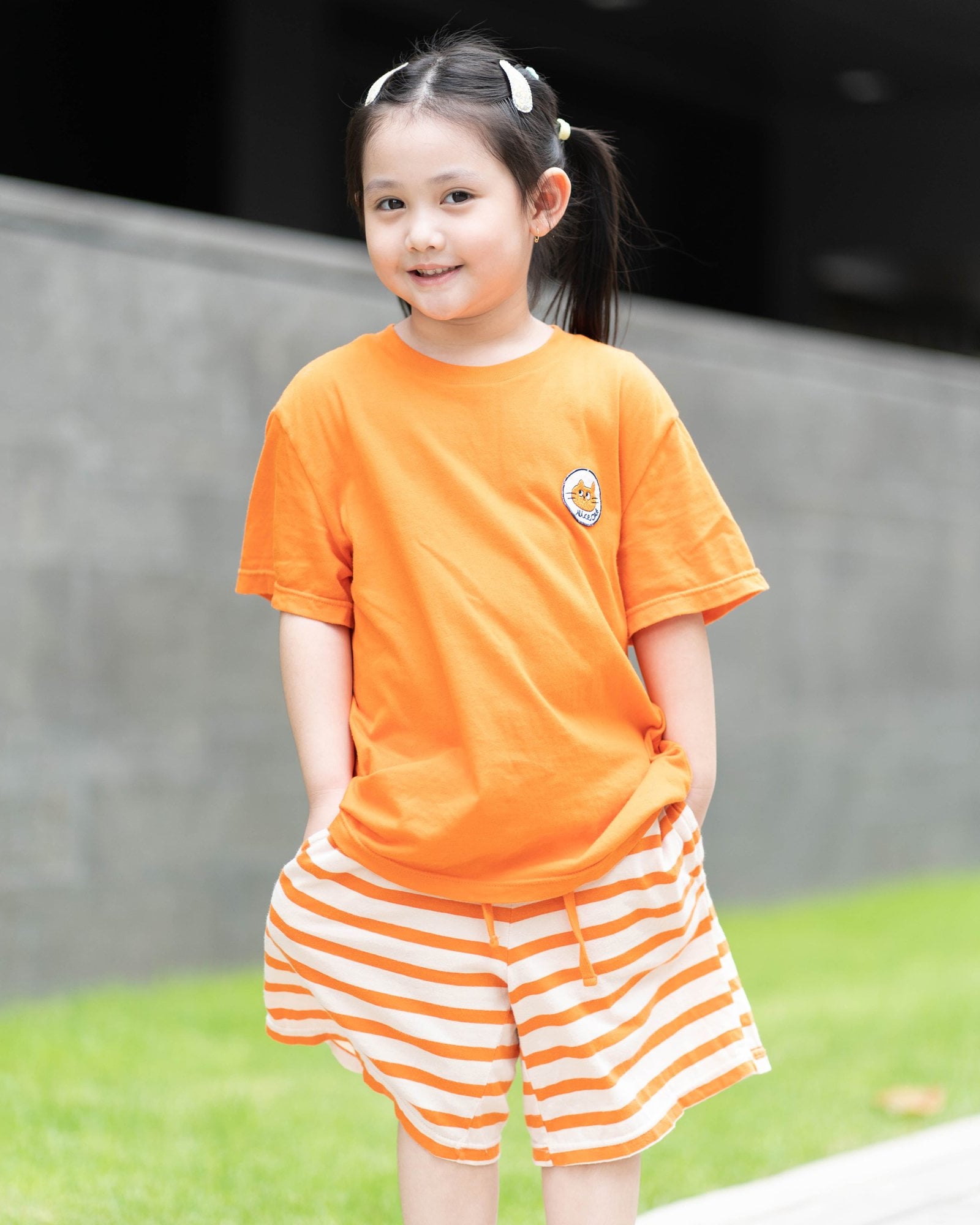 Bộ đồ ngắn cotton mịn bé trai và bé gái U3157