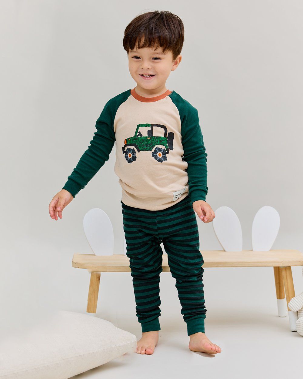 Bộ đồ dài dáng ôm cotton mịn bé trai U1147