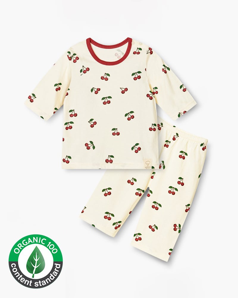 Bộ đồ lửng cotton mịn bé gái U2157