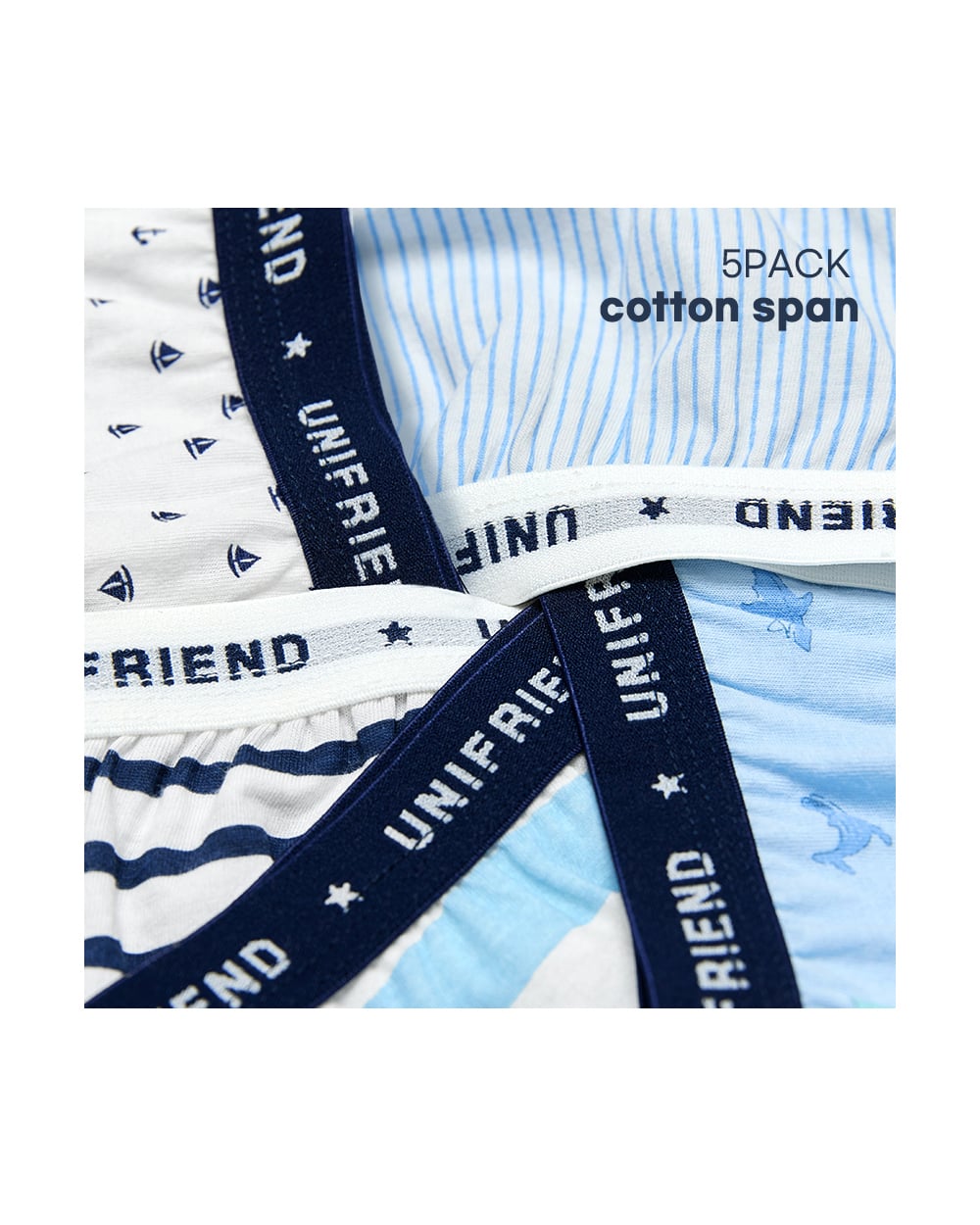 Set 5 quần chip đùi bé trai U6065