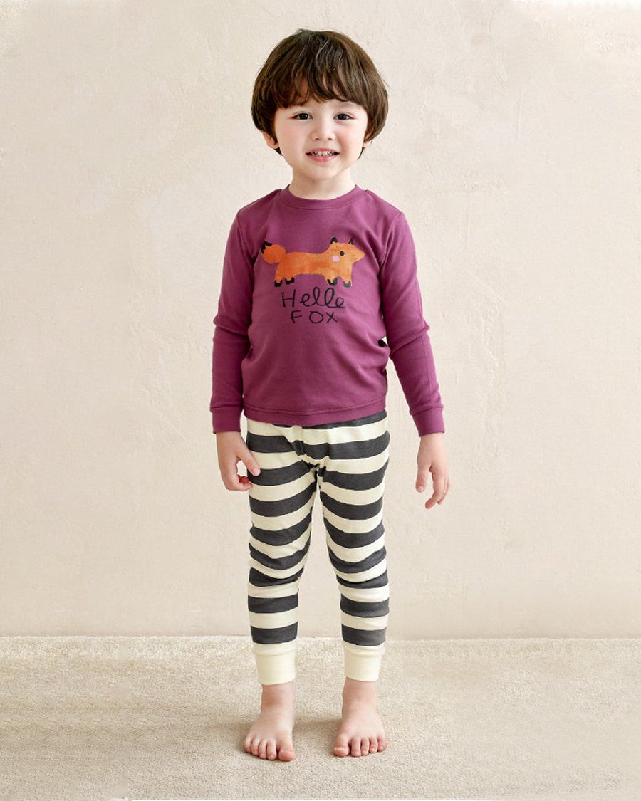 Bộ đồ dài dáng ôm cotton mịn bé trai và bé gái U1204