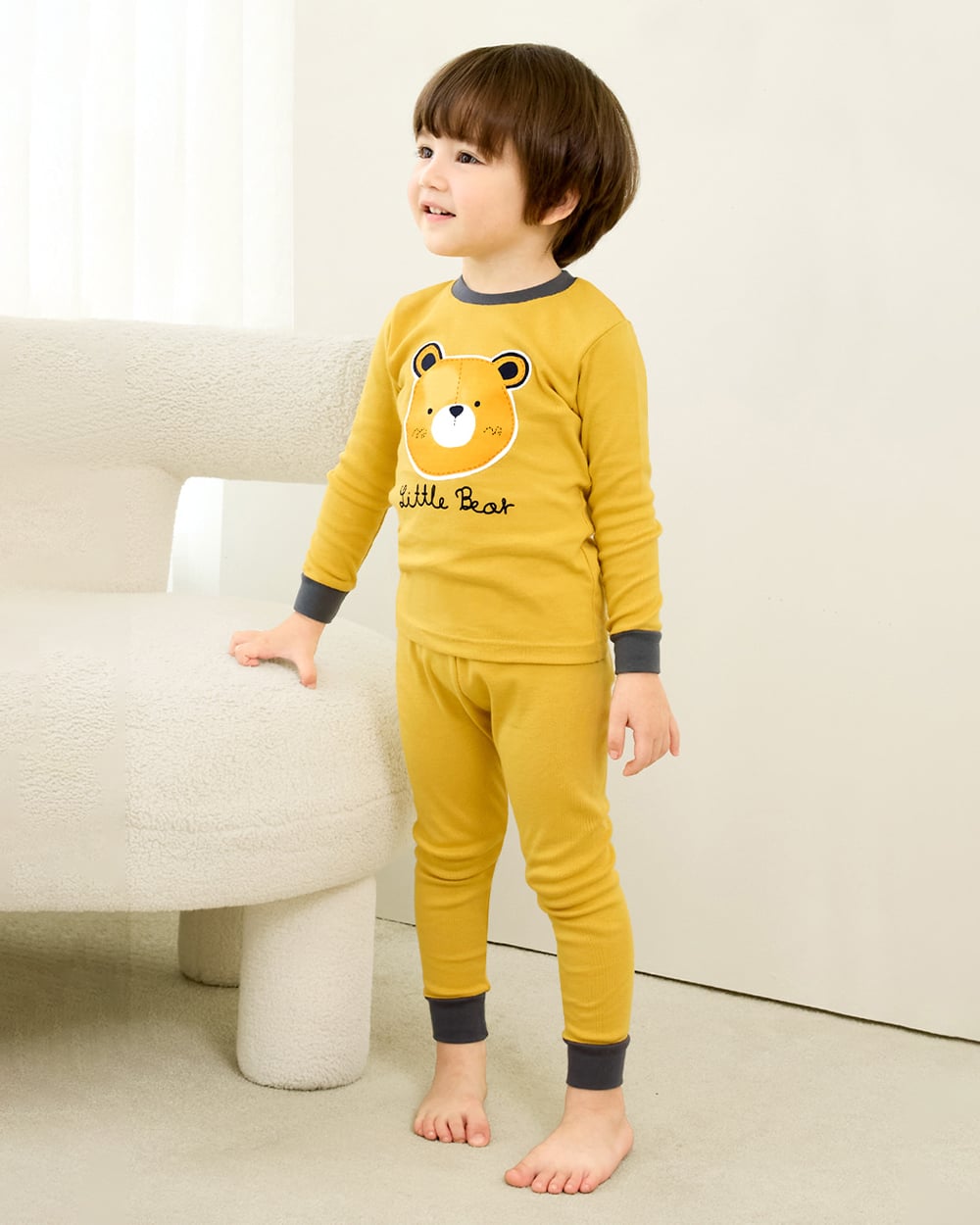 Bộ đồ dài dáng ôm cotton mịn bé trai và bé gái U1197