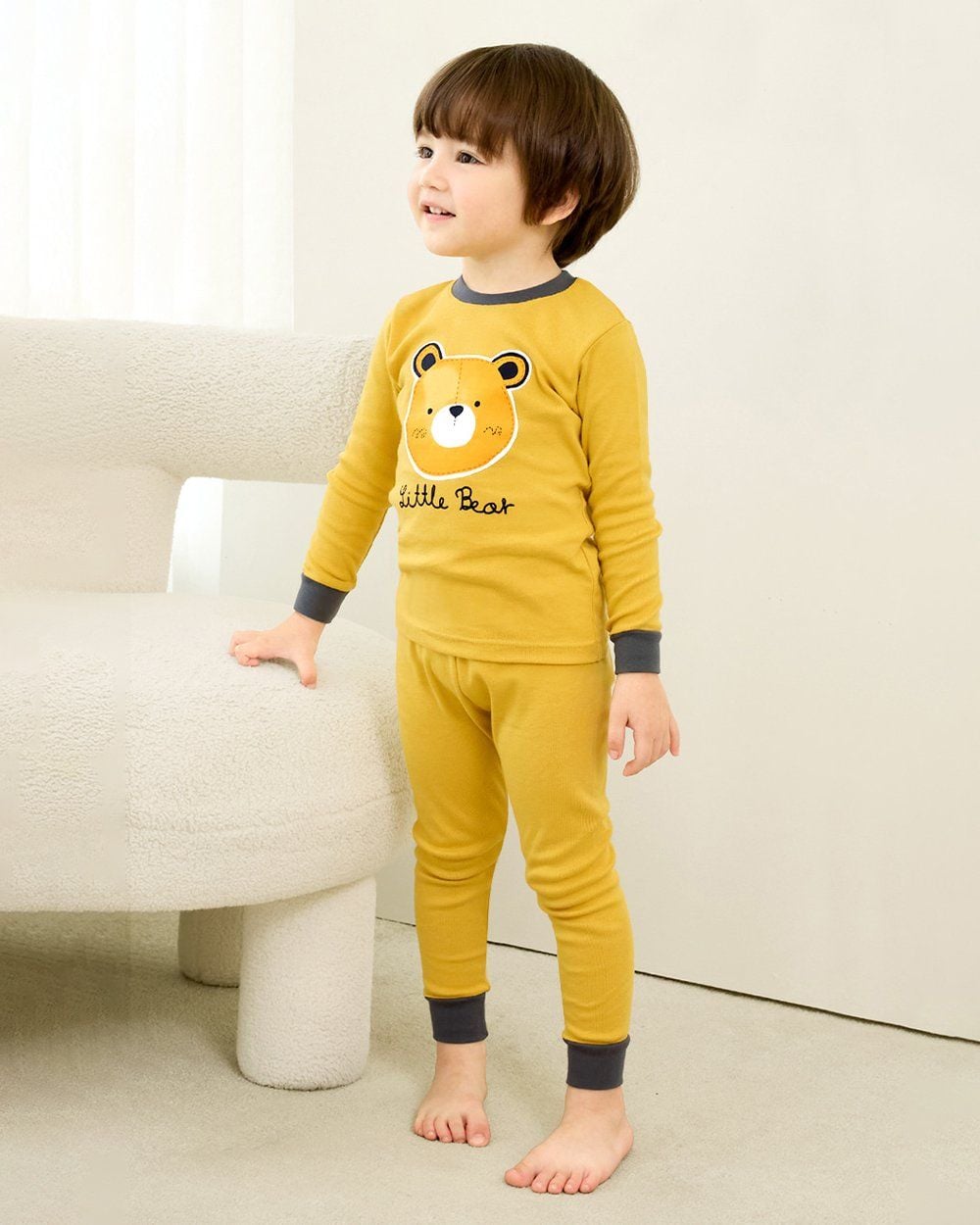 Bộ đồ dài dáng ôm cotton mịn bé trai và bé gái U1197