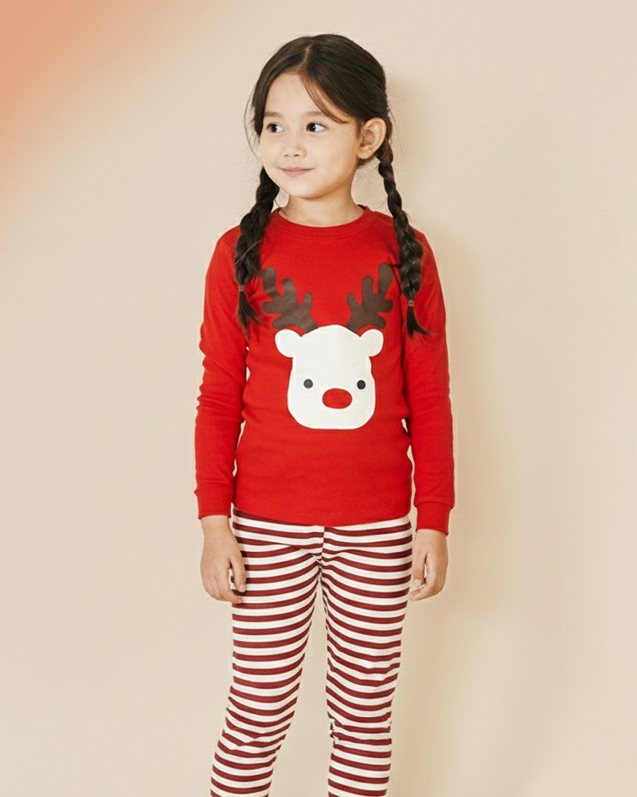 Bộ đồ dài dáng ôm cotton mịn bé trai và bé gái U130X