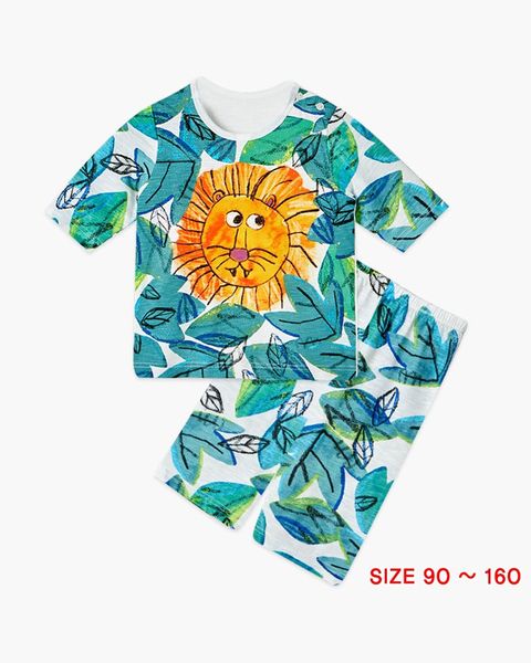 Bộ đồ lửng cotton mịn bé trai U2052