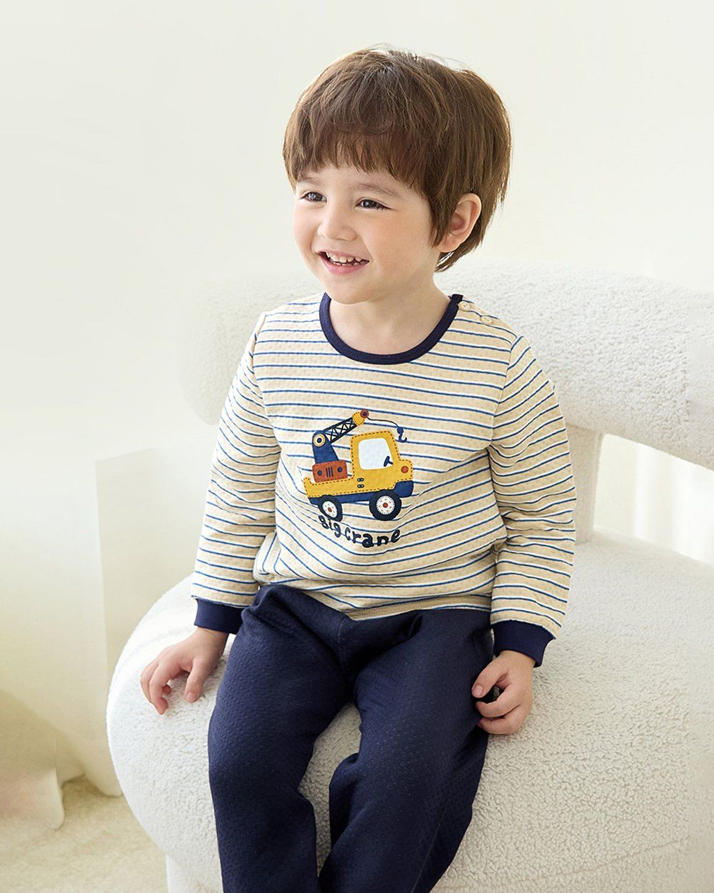 Bộ đồ dài chần bông 3 lớp cho bé trai U1222