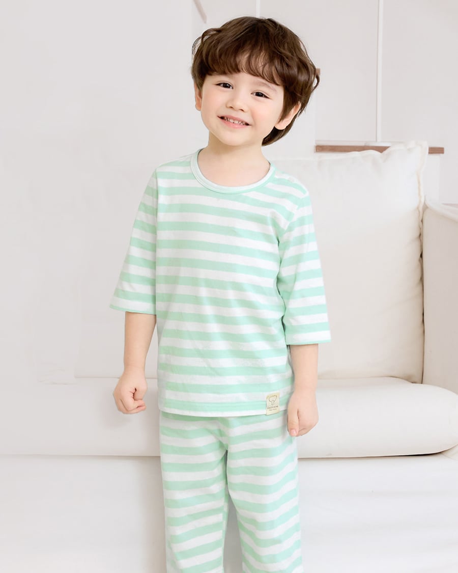 Bộ đồ lửng cotton mịn bé trai và bé gái U2125