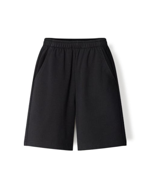 Quần short Bermuda dài qua gối vải cotton spandex U950U