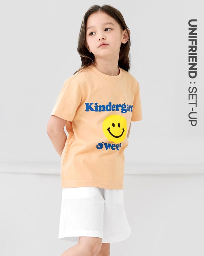 Bộ đồ ngắn cotton mịn bé trai và bé gái U3134