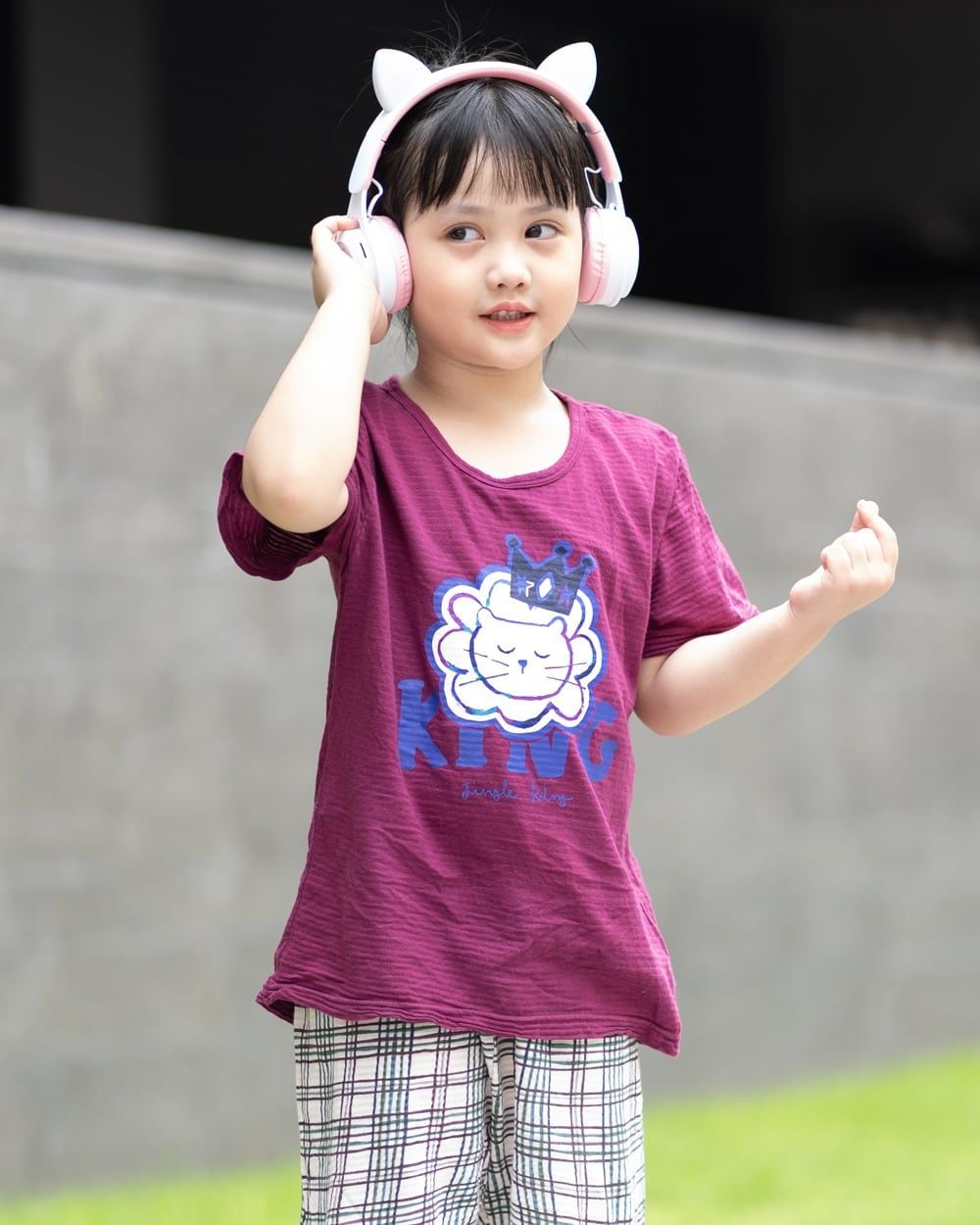 Bộ đồ ngắn cotton giấy phối cotton mịn bé gái và bé trai U3144