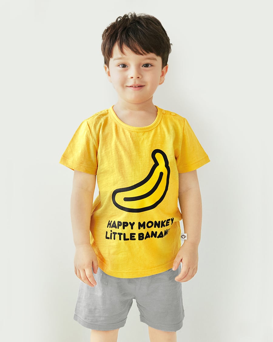 Bộ đồ ngắn cotton mịn bé gái và bé trai U3154