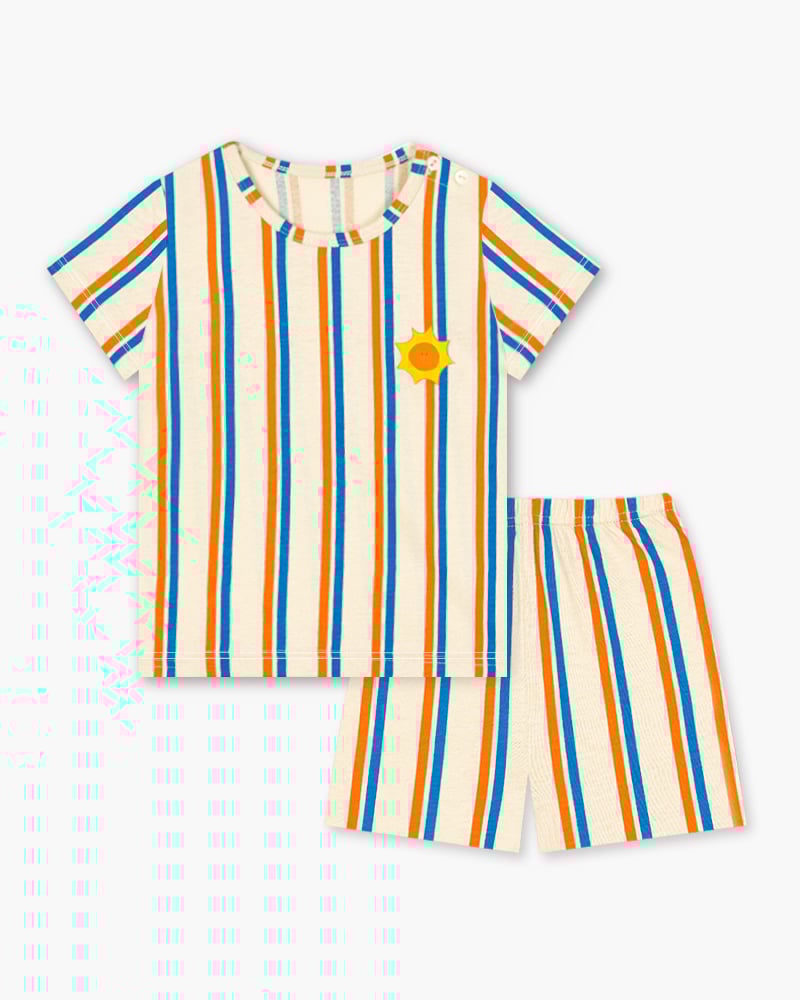 Bộ đồ ngắn cotton mịn bé gái U3162