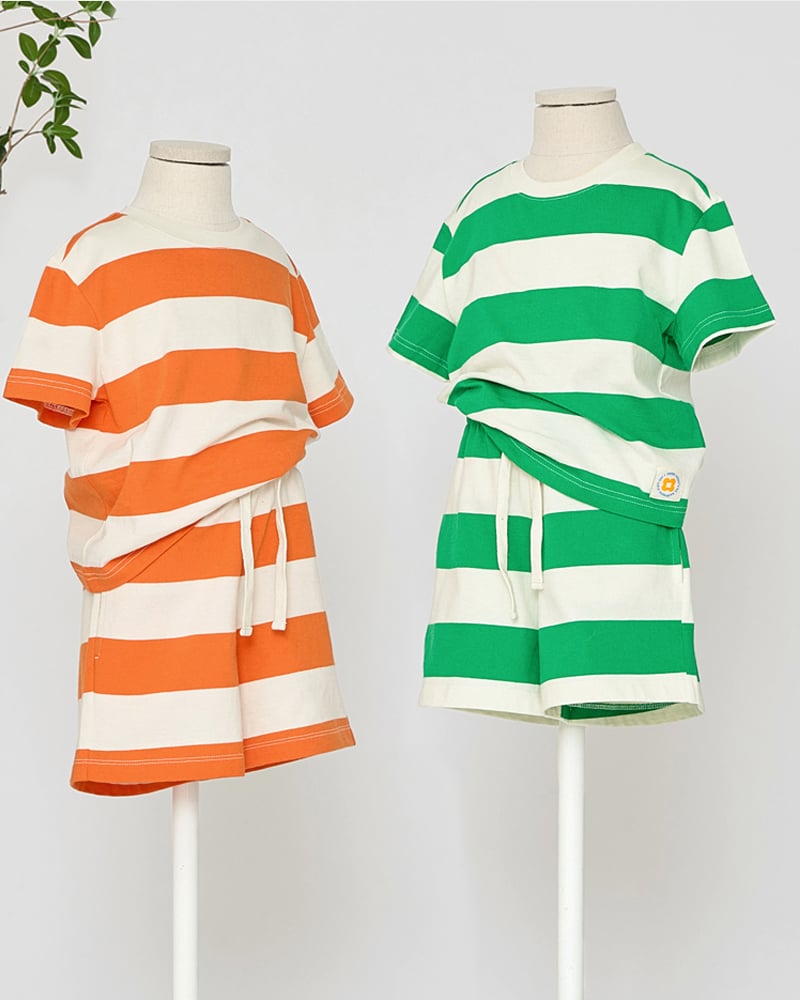 Bộ đồ ngắn cotton mịn bé trai và bé gái U3192