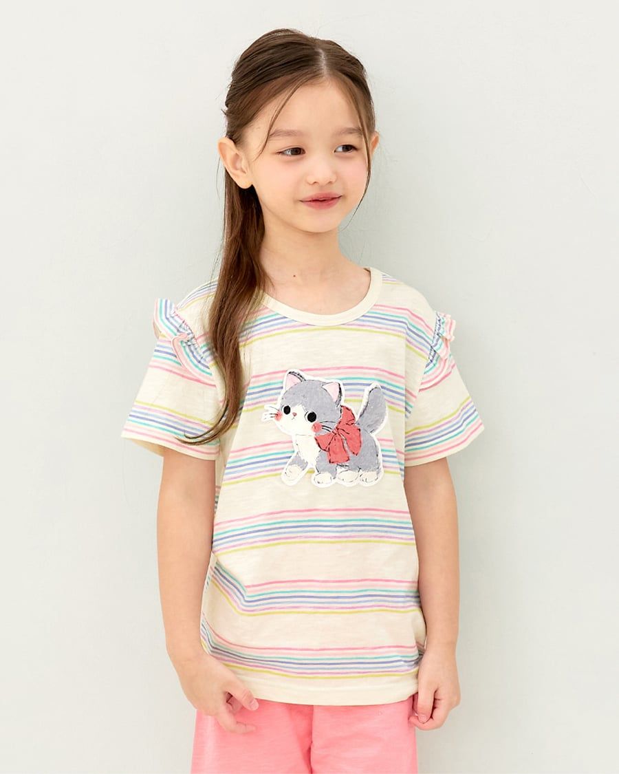 Bộ đồ ngắn cotton mịn bé gái U3142