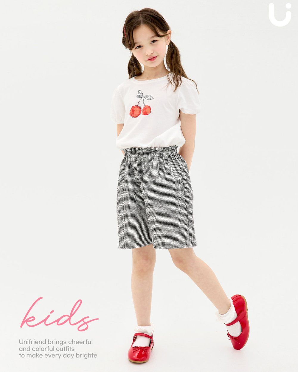 Bộ đồ ngắn cotton mịn bé gái U3217