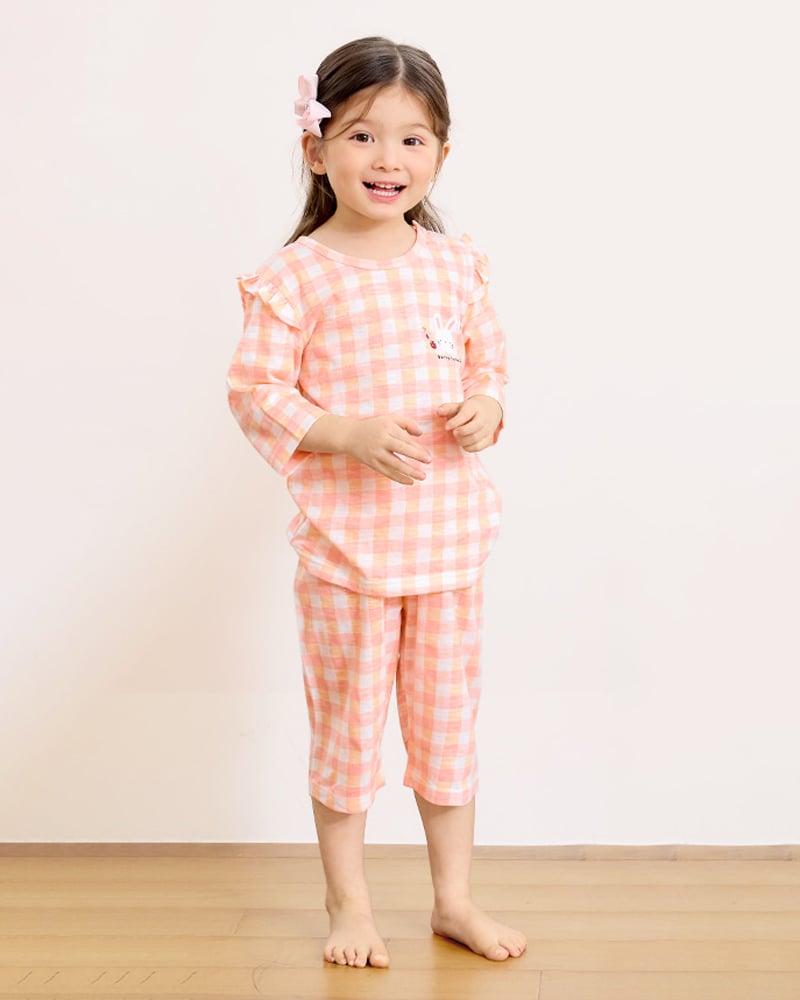 Bộ đồ lửng cotton mịn bé bé gái U2130