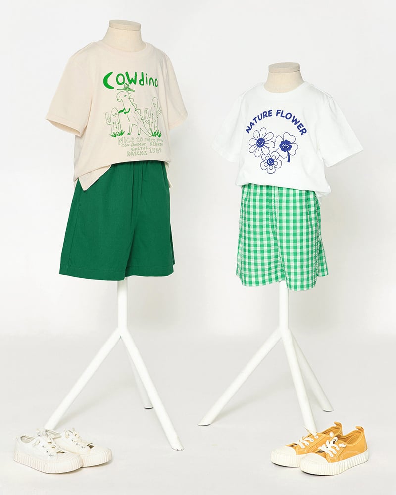 Bộ đồ ngắn cotton mịn bé gái U3214