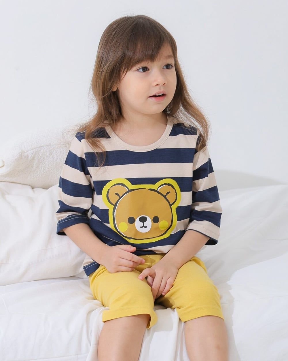 Bộ đồ lửng cotton mịn bé trai và bé gái U2110