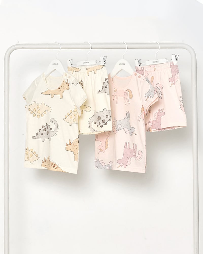 Bộ đồ ngắn cotton mịn bé trai U3194