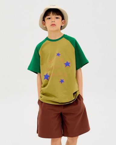 Bộ đồ ngắn cotton mịn bé trai và bé gái U3188