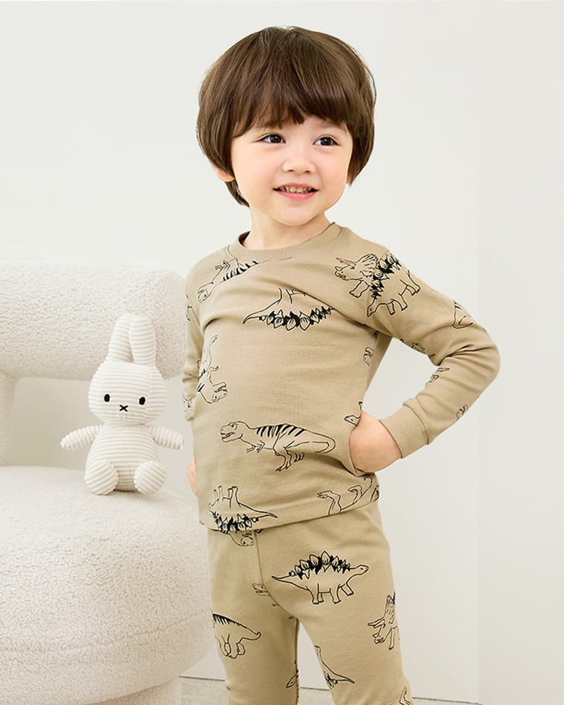 Bộ đồ dài dáng ôm cotton mịn bé trai U1226